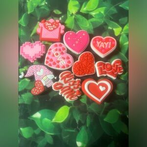 10 Valentine Days Croc Charms Jibbit Shoe Charm
